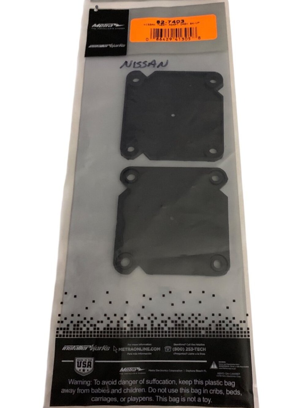 Nissan Tweeter Adapter Dash 04-Up By Metra 82-7403